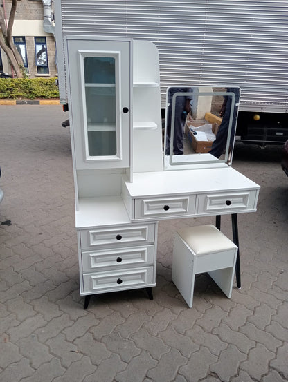 White Dressing Table Vanity Set