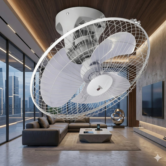 Ramtons White Orbit Fan 18 Inch – RM/670