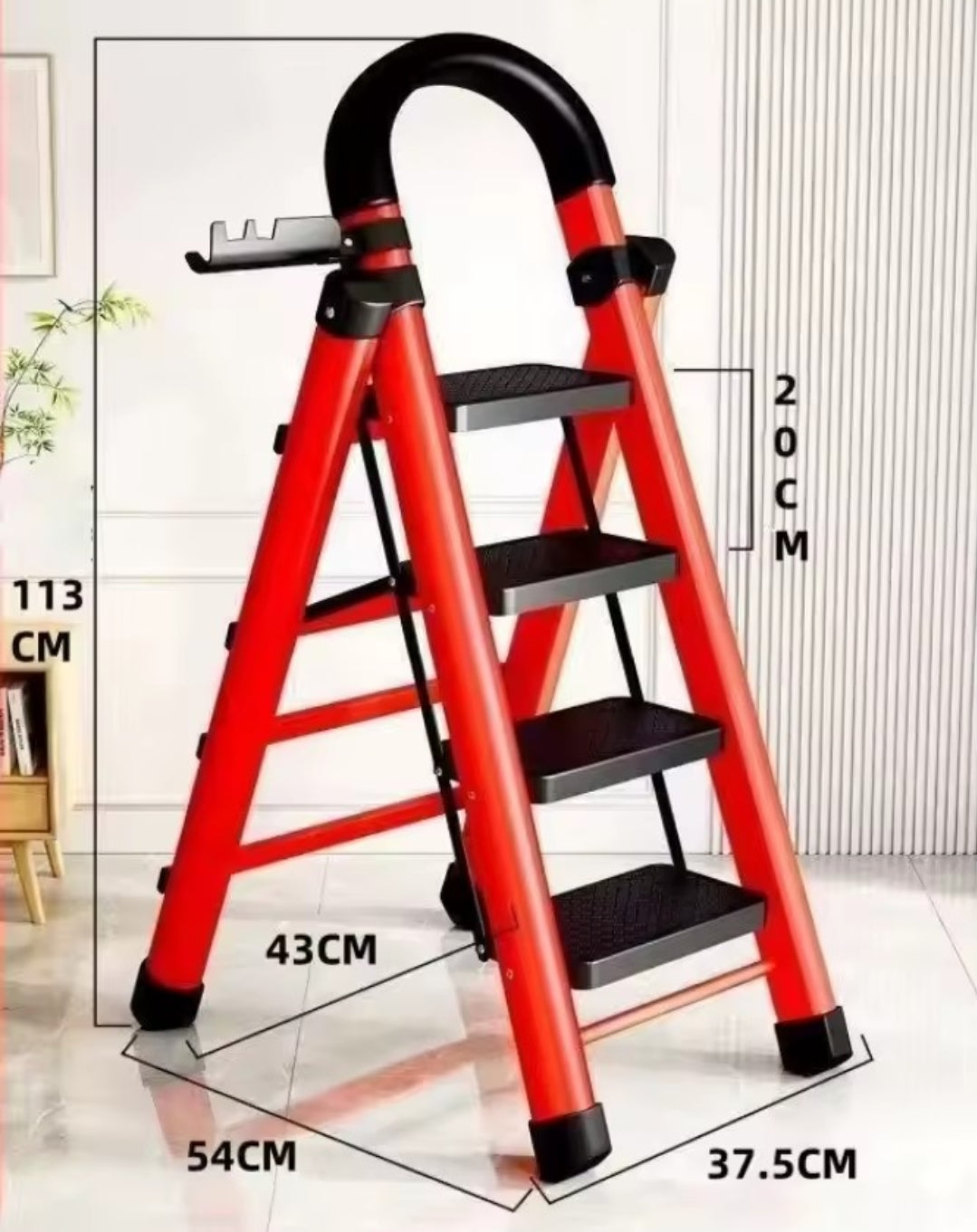4 Steps Portable Foldable Ladder