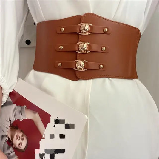 Ladies wide waist belt