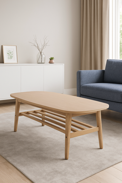 Wooden coffee table