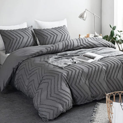 Tufted duvet cover