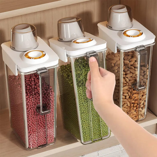 Airtight cereal storage container