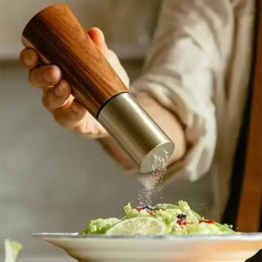 2Pcs Kitchen Pepper and Salt Grinder Set