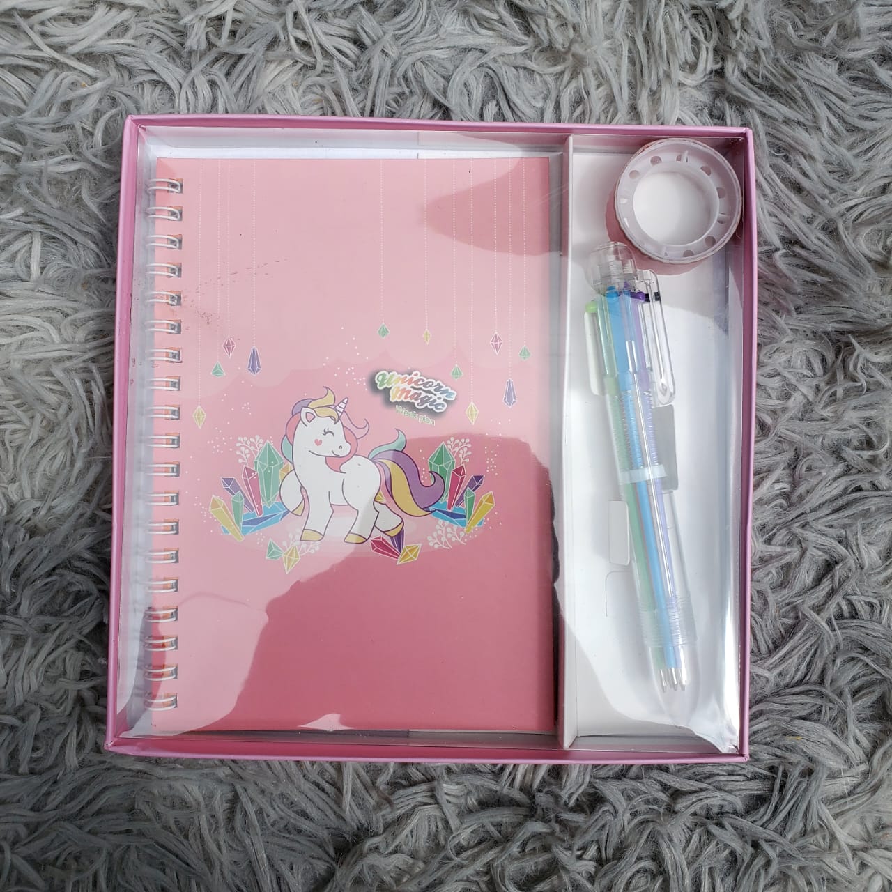 3 in 1 Kids Gift Set Notebook Pen Tape