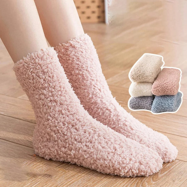 Winter warm fluffy socks