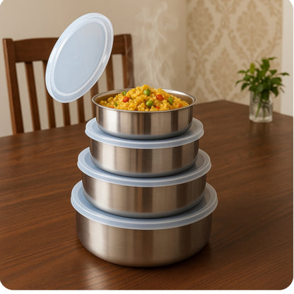 5pcs Stainless Steel  Food Containers Stainless Lunch Box