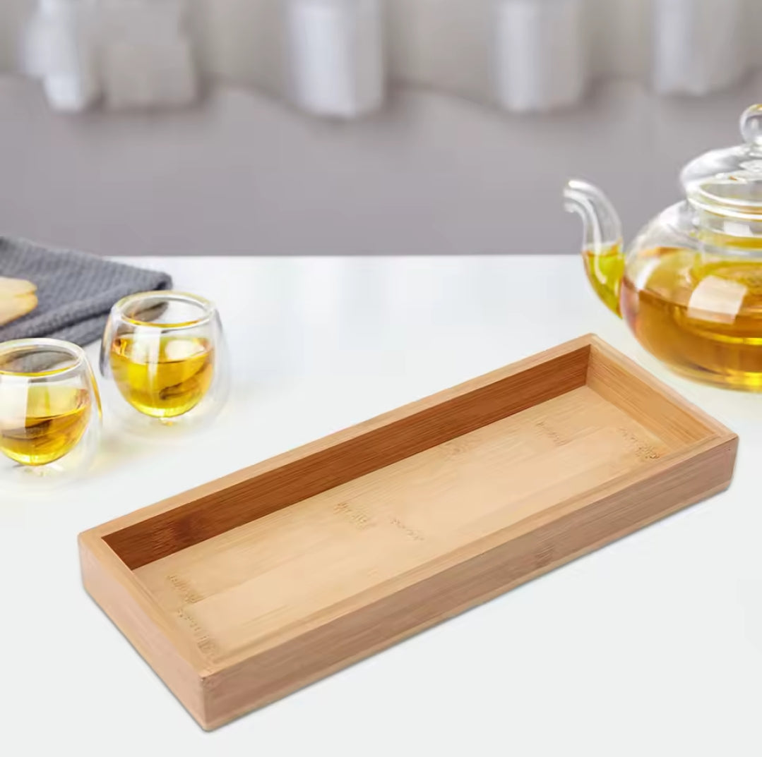 Bamboo holder tray