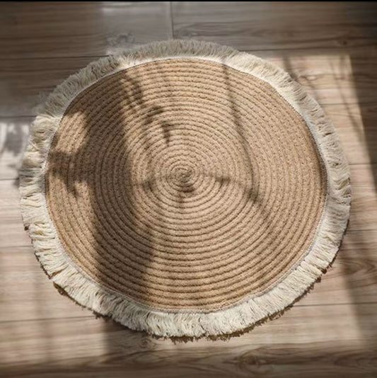 6pc Round woven table mats