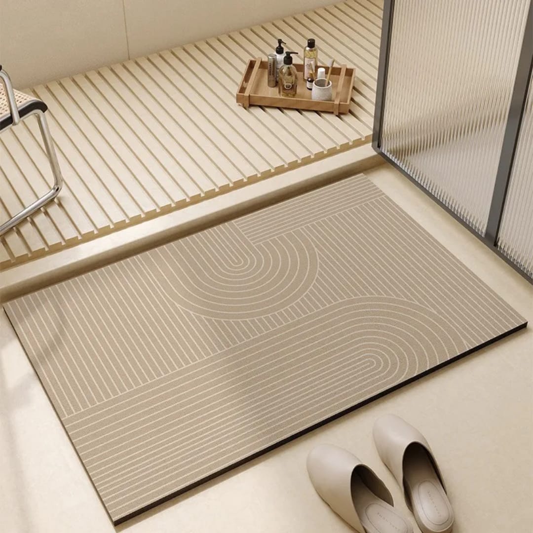 Geometric Kitchen And Door Entry Mat