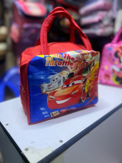 Cartoon themed kids insulated lunch bags