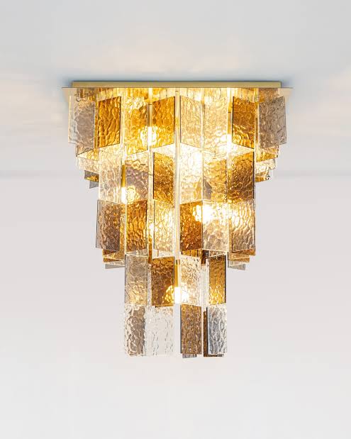 Waterfall Glass Chandelier