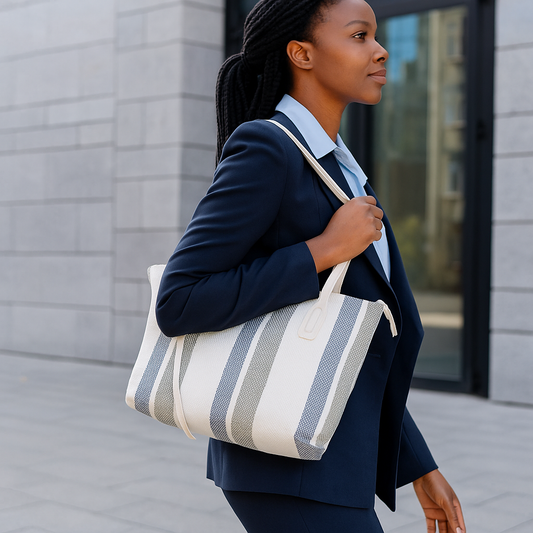 Stripped Tote bag