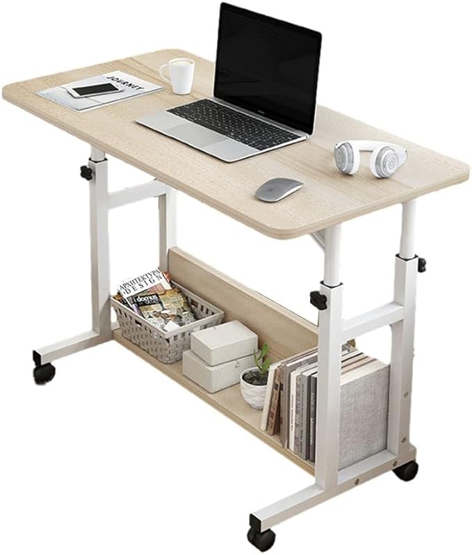 Adjustable Laptop Table Standing Desk With Wheels