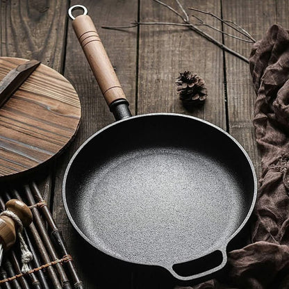 25cm Thickened Cast Iron Frying Pan