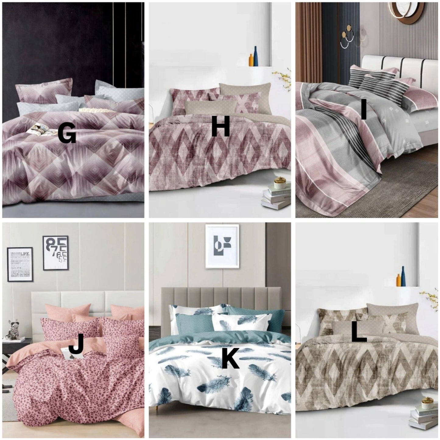 6by6 / 6by7 Binded duvets restocked