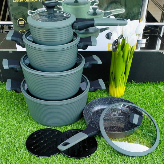 12pc nonstick cookware set