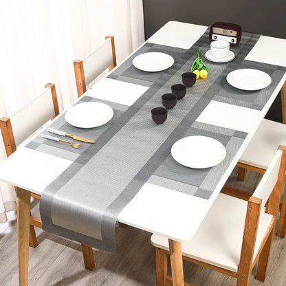 Table runner and table mats set