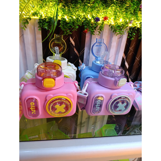 Kids camera water bottle