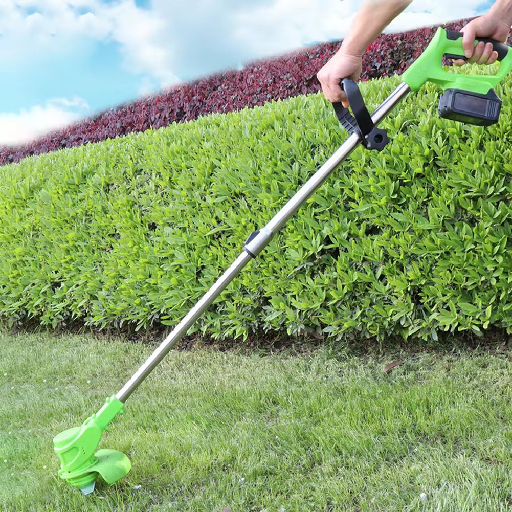 Rechargeable weed cutter lawn mower