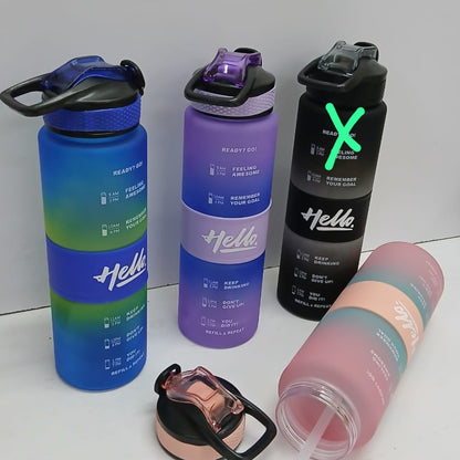 1 Litre Motivational Water Bottle