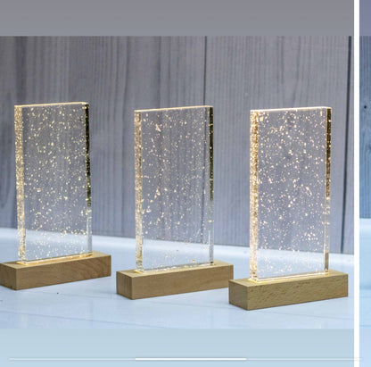 Crystal Award with Light 