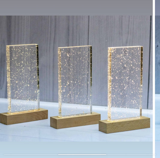 Crystal Award with Light 