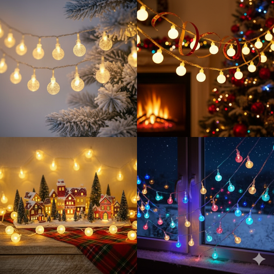 10 M Christmas round led Light with remote