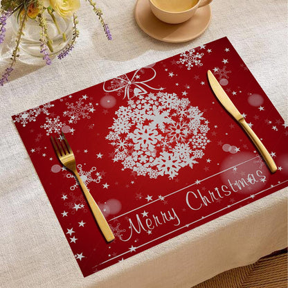 6Pc Christmas table mats placemats