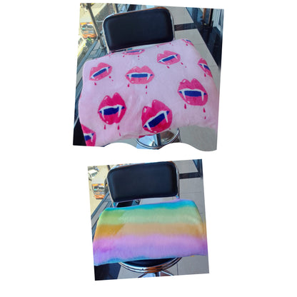 Fluffy throw blanket