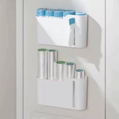 Wall mounted garbage bag dispenser