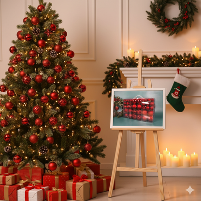 100 Christmas balls
