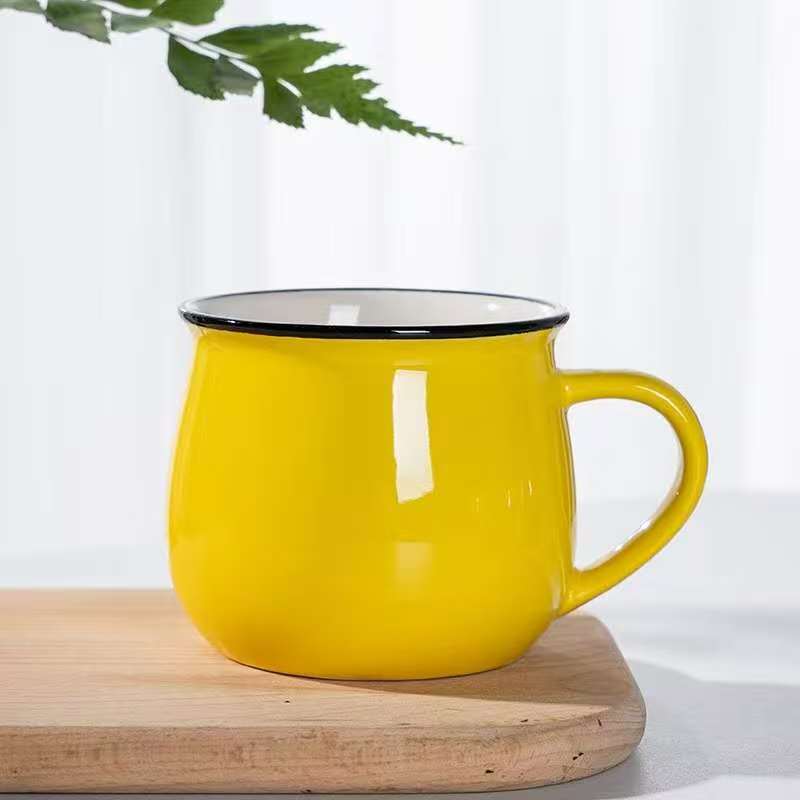 6Pc  pot shaped mugs