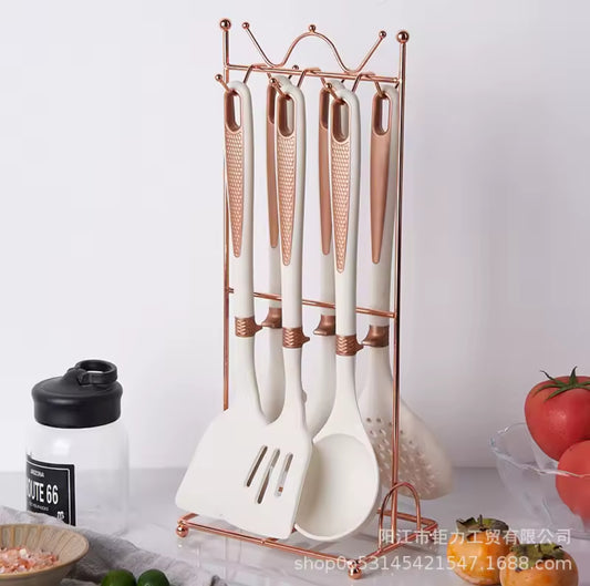 7Pcs silicon  spoon set