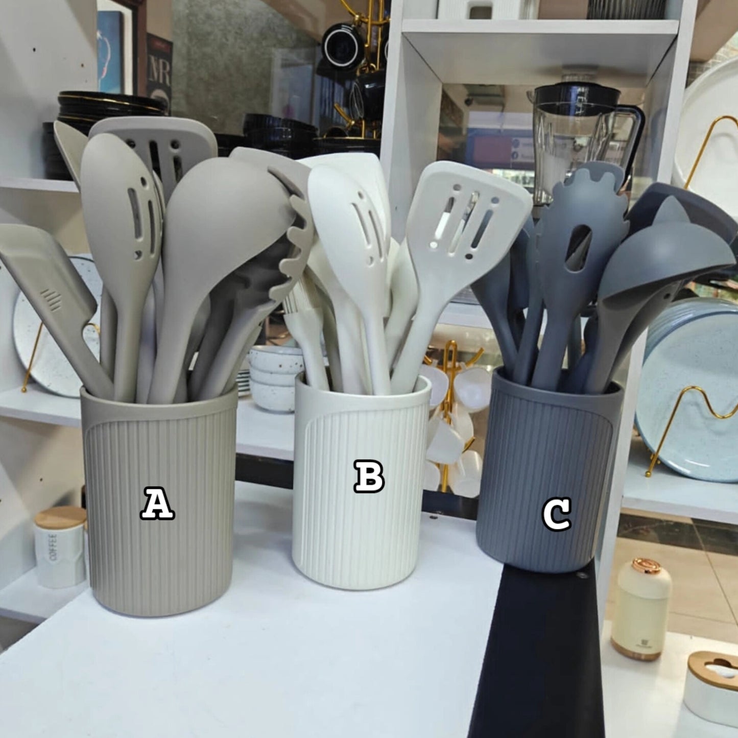 Silicone spoon set