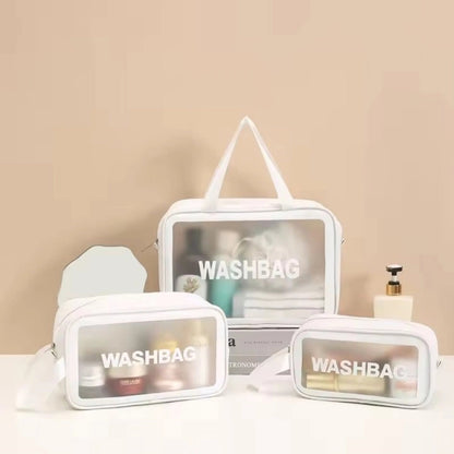 3Pc wash bag pouches set