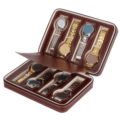 8 slots double layer watch organize
