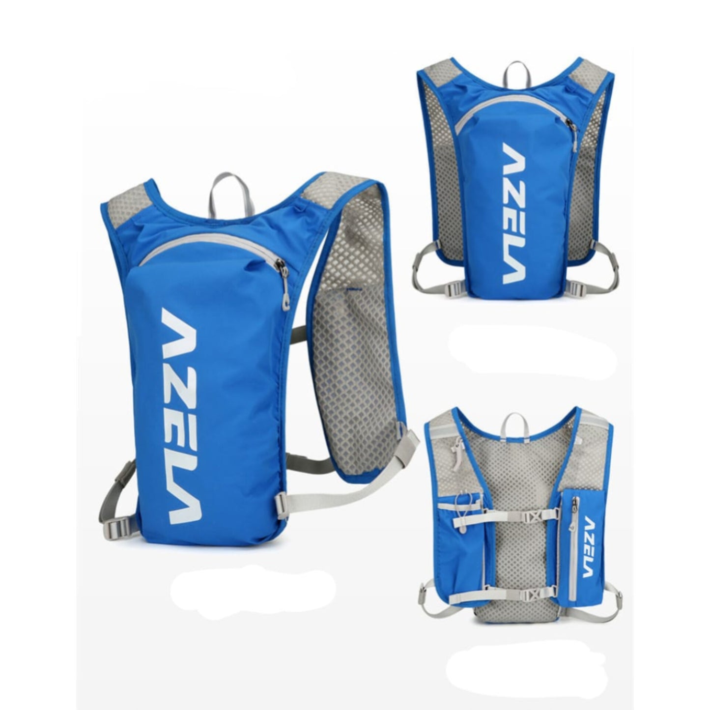 Hydration vest with water bottle and bladder hydration backpack set running lightweight vest