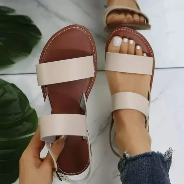 Ladies summer flat sandals
