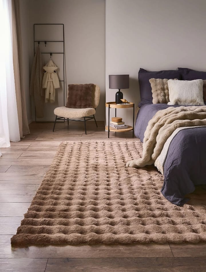 5x8 Faux Rabbit Fur Soft Area Rug