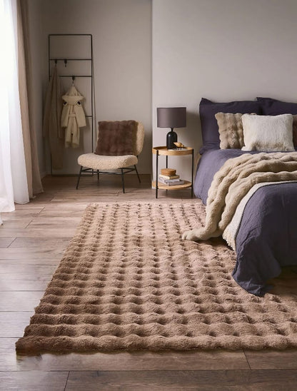 5x8 Faux Rabbit Fur Soft Area Rug