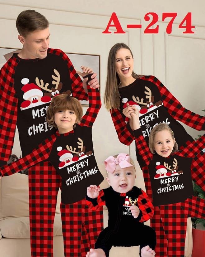Unisex family Christmas Pajamas