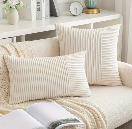 Patchwork Textured Cushion Covers 1pc 30*50 cm