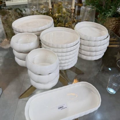 25Pcs Ceramic Dinner Set