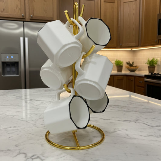 6Pcs  coffee tea cups