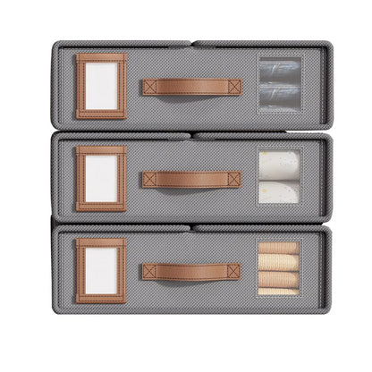 Fabric closet storage organizer box
