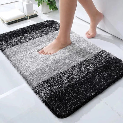 Plush Microfiber Anti Slip Bathroom Mat