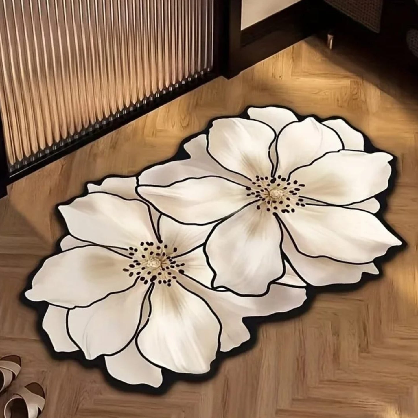 Floral Diatom Mud Bath Mat