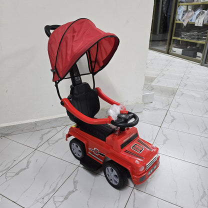 Baby push rides with canopy