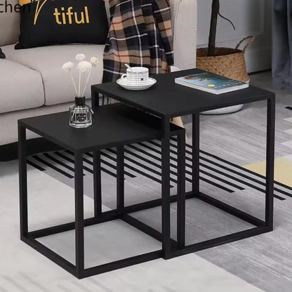 2 in 1 Metallic Side Table/bedside